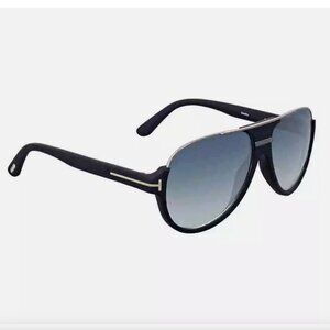 Tom Ford Men's Blue Gradient Pilot Sunglasses New